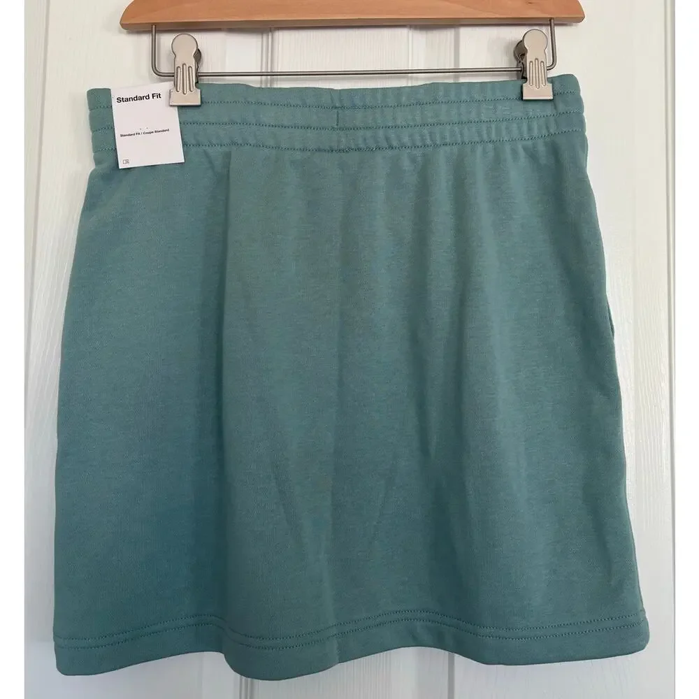 NWT Nike Standard Fit Teal Skirt Girls XL Club Fleece Mid-Rise Skirt